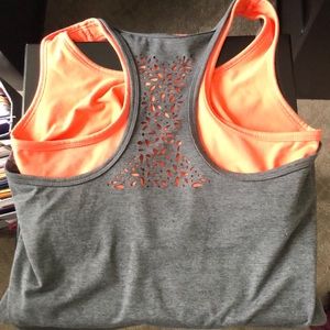 Tank top with build in sports bra